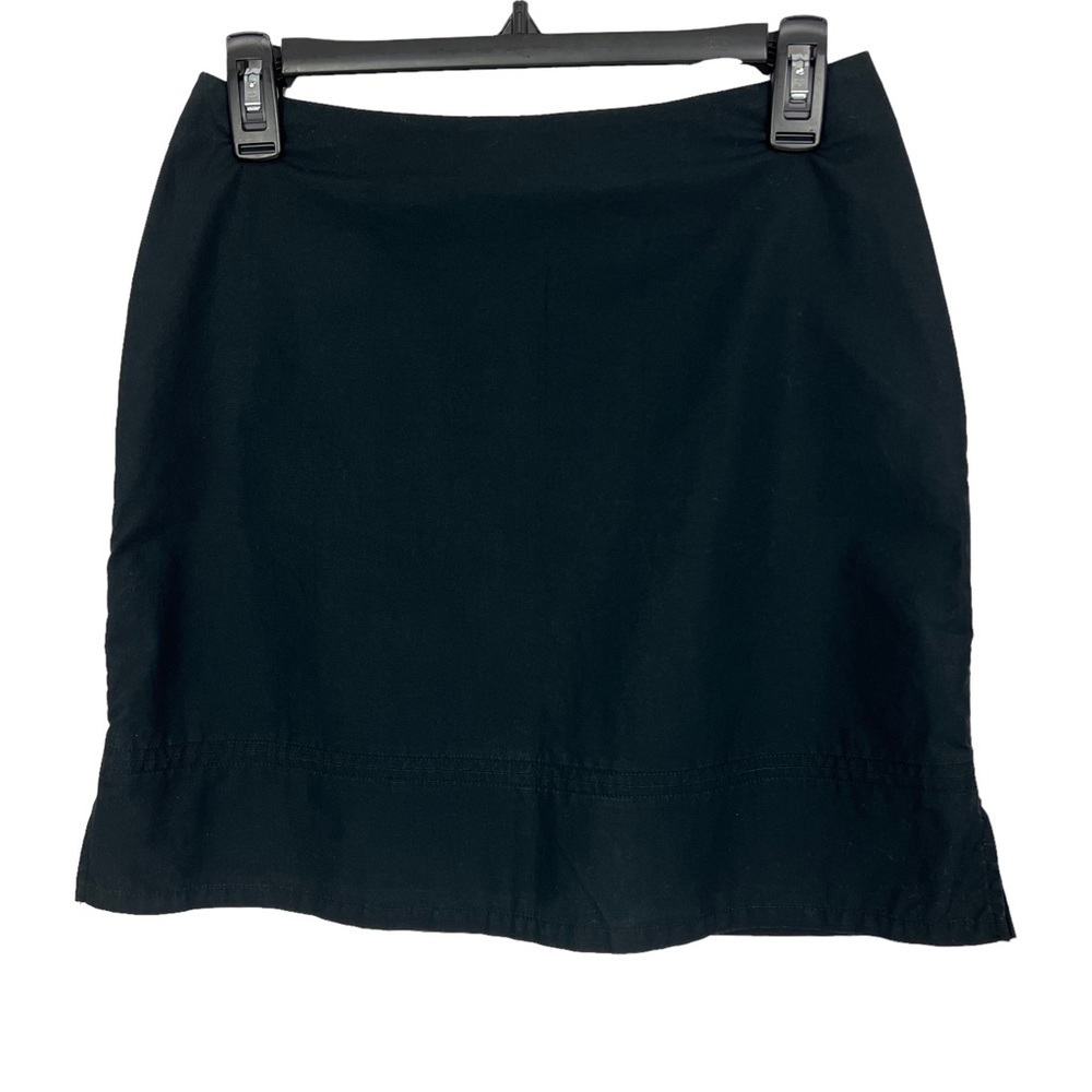 Banana Republic Women’s Black Skirt Sz 4 Lined 7” Side Zipper Knee Length